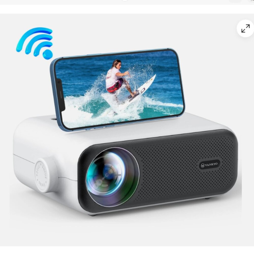 NEW VANKYO Leisure 330W WiFi Mini Projector Full HD 1080P LCD Movie Projector